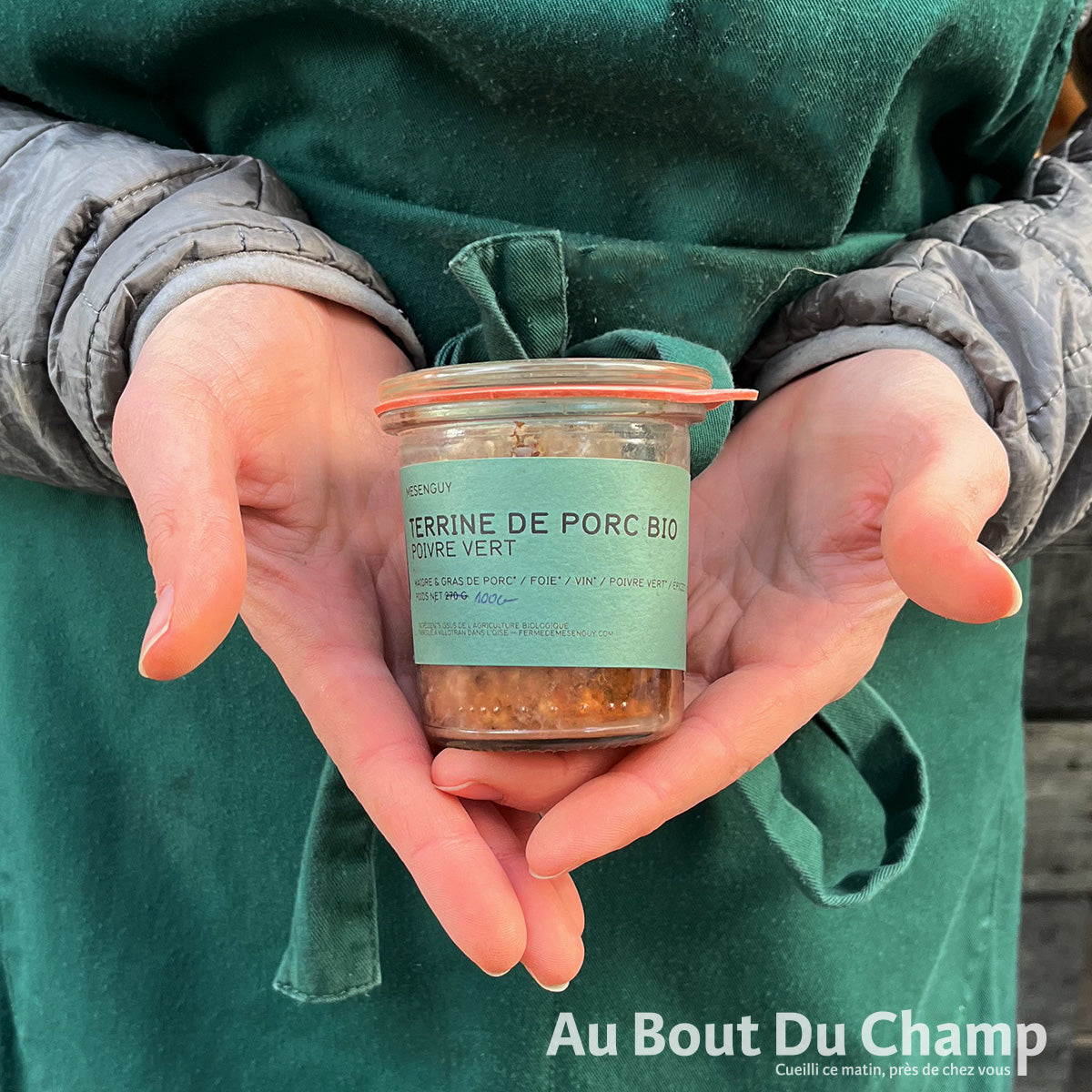 Terrine de porc poivre vert