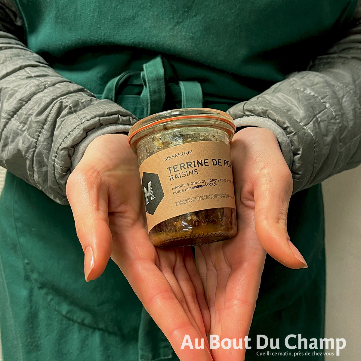 Terrine de porc raisin