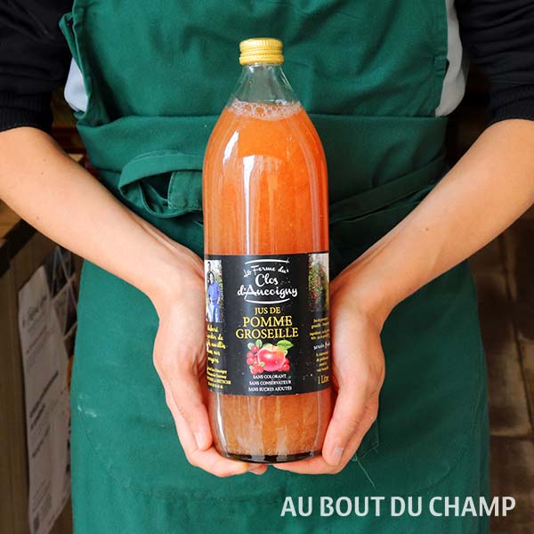 Jus de pomme-groseille